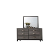 Atlin Designs 4-Piece Contemporary Wood King Bedroom Set in Gray