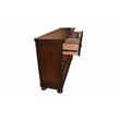 Atlin Designs Transitional Wood Dresser with 7 Drawes in Dark Walnut