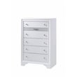 Atlin Designs 5-Piece Traditional Wood Bedroom Set with Dresser in White
