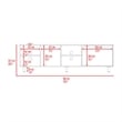Atlin Designs Engineered Wood TV Stand For Living Room in Light Oak