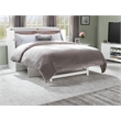 Atlin Designs Modern Wood Queen Murphy Bed Chest with Mattress in White
