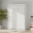 Atlin Designs Modern Queen Murphy Bed 65-inch Space-Saving in White