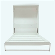 Atlin Designs Modern Queen Murphy Bed 65-inch Space-Saving in White