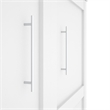 Atlin Designs Modern Queen Murphy Bed 65-inch Space-Saving in White