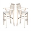 Rosebery Kids Solid Wood Youth Chair with Butcher Block Surface in Natural