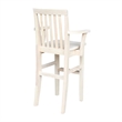 Rosebery Kids Solid Wood Youth Chair with Butcher Block Surface in Natural