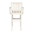 Rosebery Kids Solid Wood Youth Chair with Butcher Block Surface in Natural