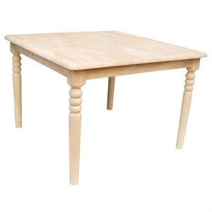 rosebery kids unfinished solid wood kids square kids table