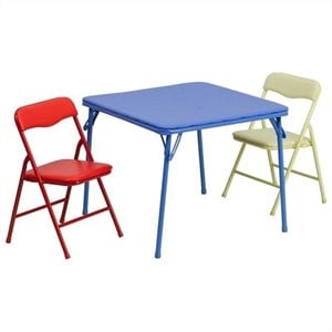 Rosebery Kids 3 Piece Folding Dining Table and Chair Set