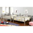 Rosebery Kids Contemporary Metal Full over Full Bunk Bed in Gold