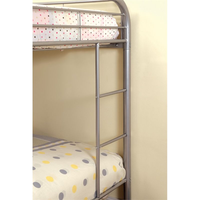 Rosebery Kids Contemporary Metal Full over Full Bunk Bed in Gold