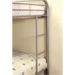 Rosebery Kids Contemporary Metal Full over Full Bunk Bed in Gold