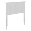 Rosebery Kids Solid Hardwood White Twin Panel Headboard Cottage Style 41.375