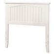 Rosebery Kids Solid Hardwood White Twin Panel Headboard Cottage Style 41.375