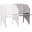 Add on Study Carrel in Nebula Gray