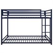 Rosebery Kids Full Over Full Metal Bunk Bed in Blue