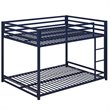 Rosebery Kids Full Over Full Metal Bunk Bed in Blue