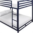 Rosebery Kids Full Over Full Metal Bunk Bed in Blue