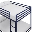 Rosebery Kids Full Over Full Metal Bunk Bed in Blue