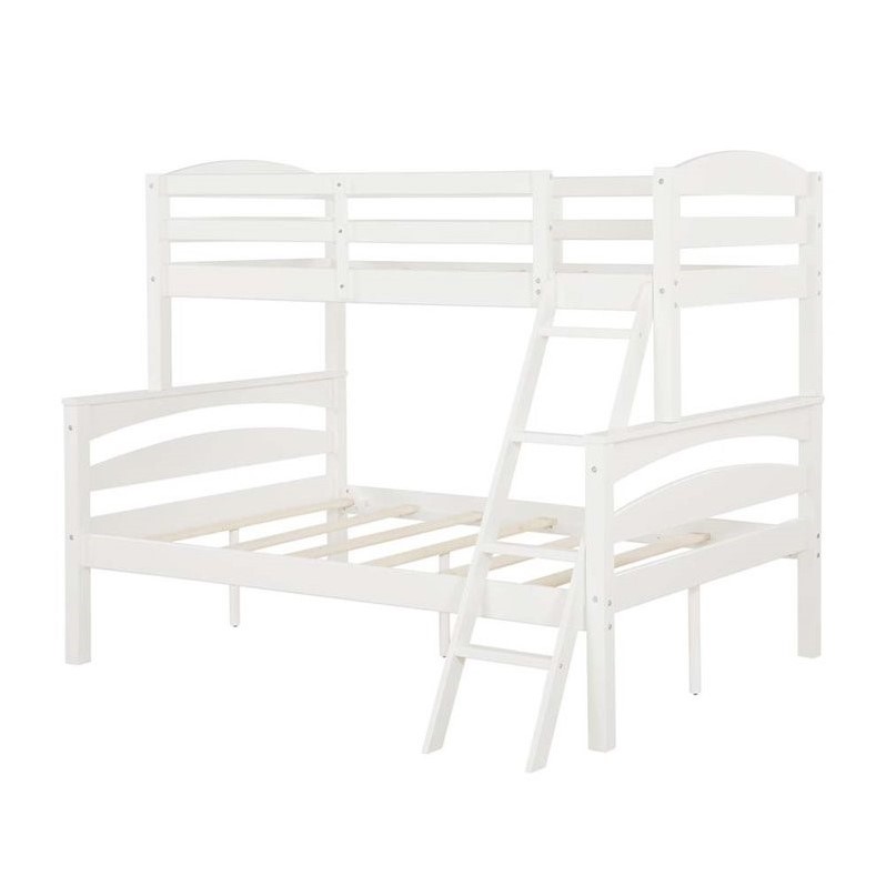Rosebery Kids Twin over Full Bunk Bed in White