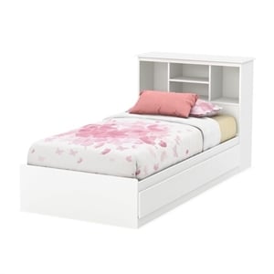 rosebery kids modern twin mates bed in pure white