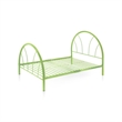 Rosebery Kids Contemporary Steel Metal Arc Design Platform Full Bed in Green