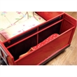 Rosebery Kids Modern Metal Novelty Twin Fire Truck Bed in Red