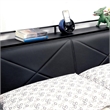 Rosebery Kids Metal Twin Racecar Bed in Gun Metal and Silver
