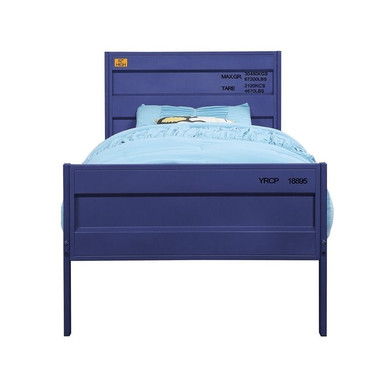 Rosebery Kids Cargo Full Panel Kids Bed in Blue