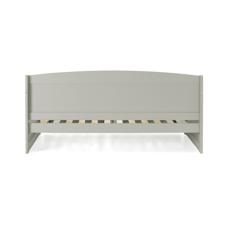 Rosebery Kids Solid Wood Daybed with King Conversion in Dove Gray
