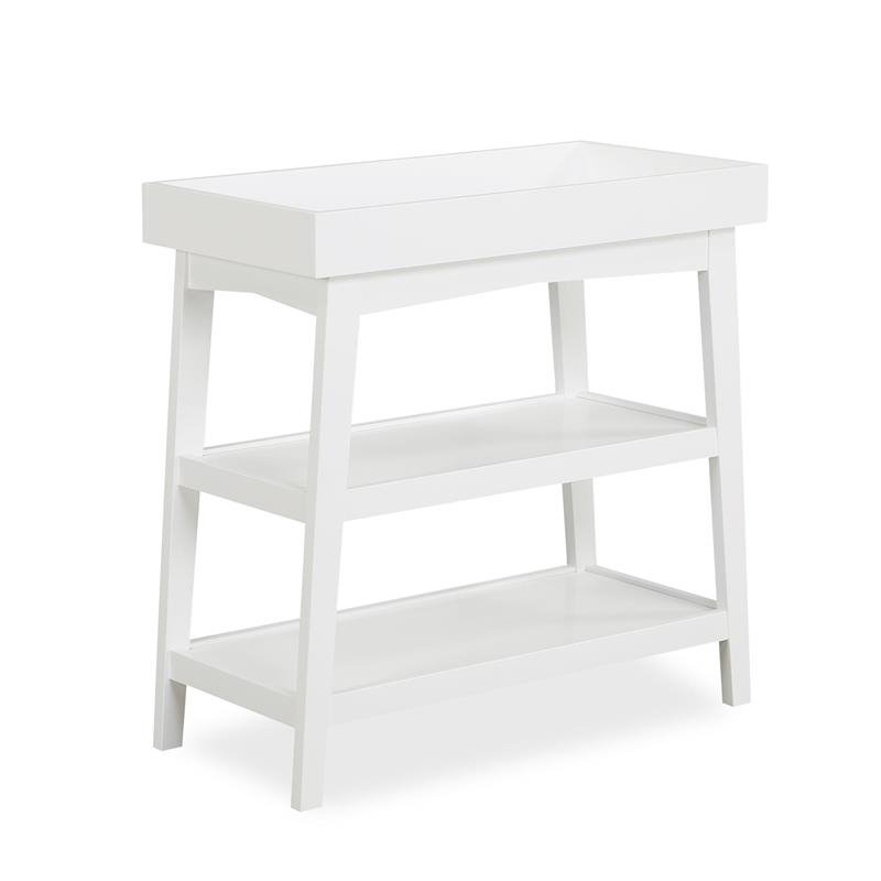 Mid-century Baby Open Changing Table in White