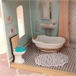 Rosebery Kids 14 Piece Charlotte Dollhouse in White and Natural