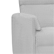 Rosebery Kids Manual Recliner Swivel Accent Chair in Angora Linen