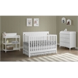 Rosebery Kids Set of 3 4 In 1 Convertible Crib & Mattress & Changing Station