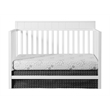 Rosebery Kids Set of 2 White 4 In 1 Convertible Crib and Changing Station