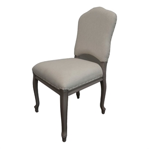 Burnham Home Designs Dining Chair in Gray and Ivory (Set of 2)