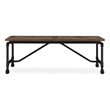 Burnham Home Wood Barrow Rectangular Wood Coffee Table Natural/Black