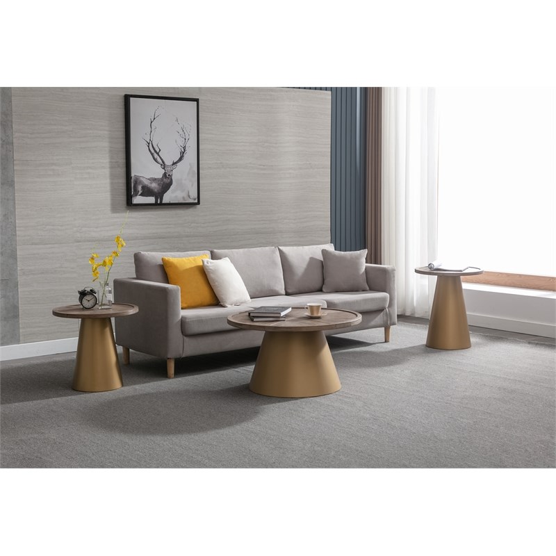 Burnham Home Patrick Wood Corner Table - 19