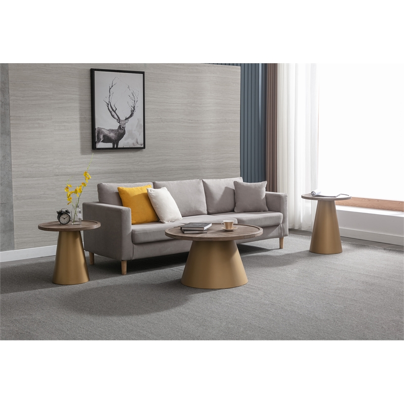Burnham Home Wood Patrick Corner Table - 23