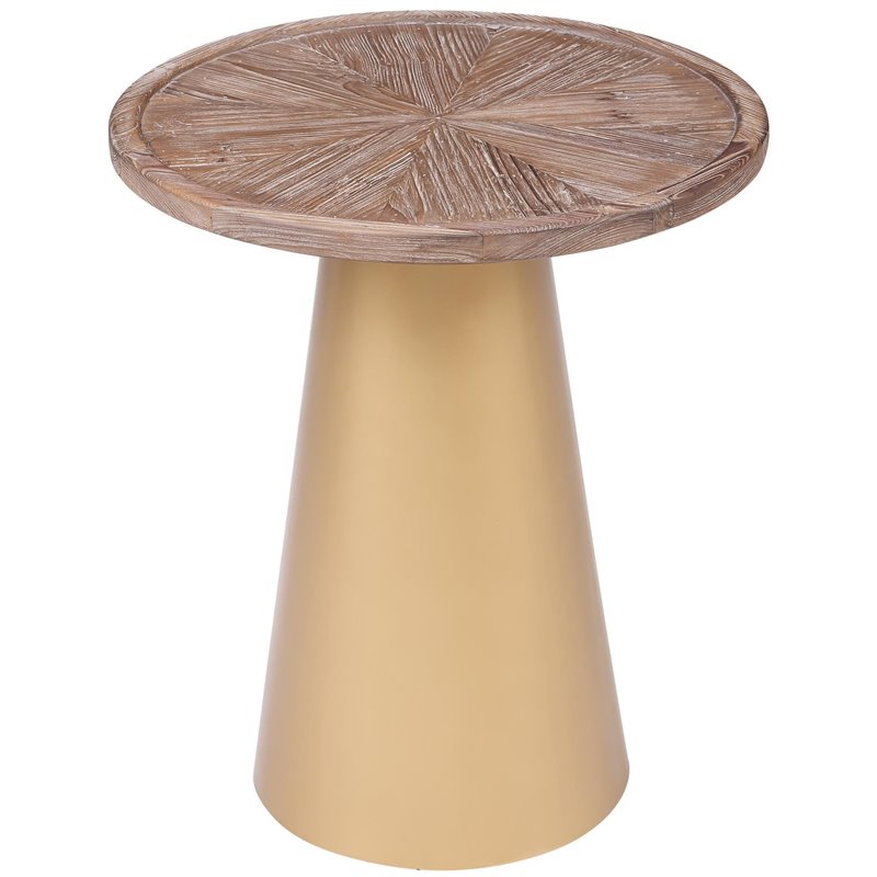 Burnham Home Wood Patrick Corner Table - 23