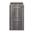 Mayline Aberdeen Series 2 Drawer File Cabinet in Gray Steel