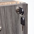 Mayline Aberdeen Series 2 Drawer File Cabinet in Gray Steel