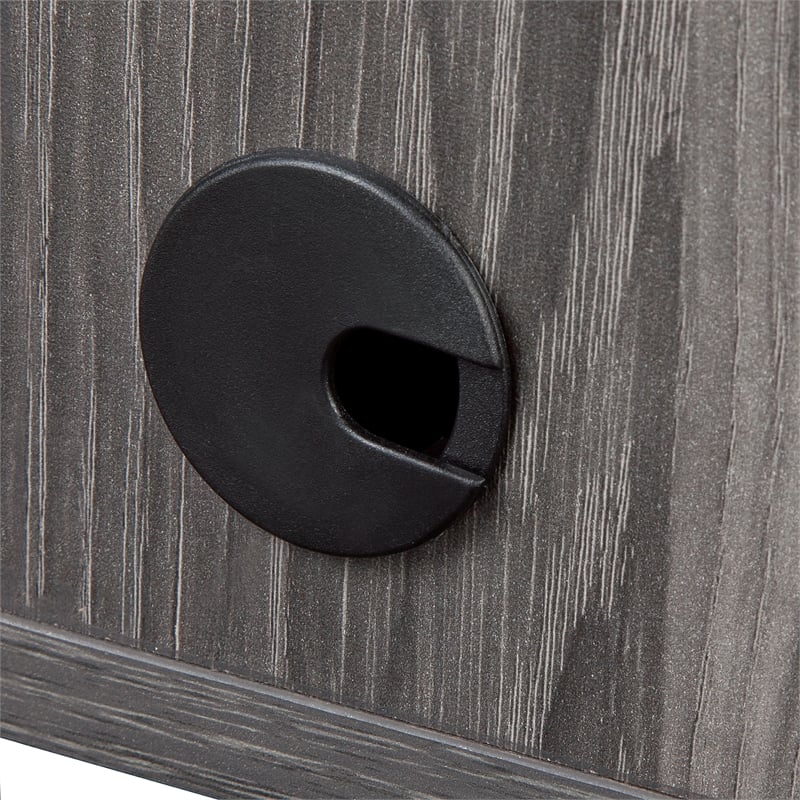 Mayline Aberdeen Series 4 Drawer File Cabinet in Gray Steel