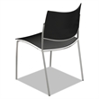 Mayline Escalate Series Chair in Black (Set of 4)