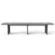 Mayline Medina Series 12' Conference Table in Gray Steel Laminate