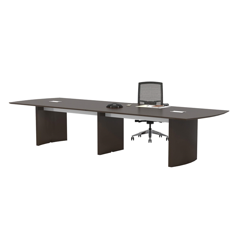 Mayline Medina Series 14' Conference Table in Mocha
