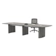 Mayline Medina Series 14' Conference Table in Gray Steel