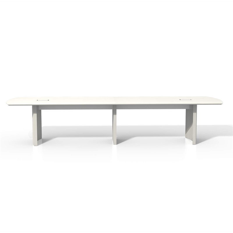 Mayline Medina Series 14' Conference Table in Sea Salt