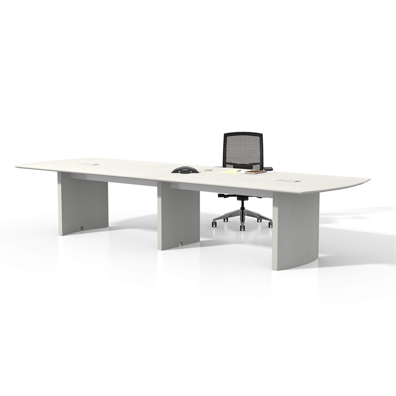 Mayline Medina Series 14' Conference Table in Sea Salt