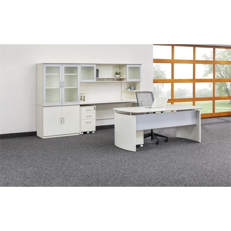 Mayline Medina Series 2 Drawer File Cabinet in Sea Salt